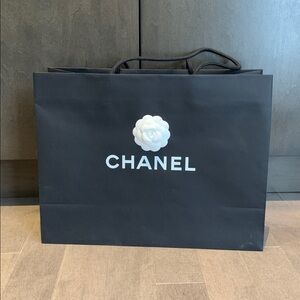 Authentic Chanel shopping bag from boutique